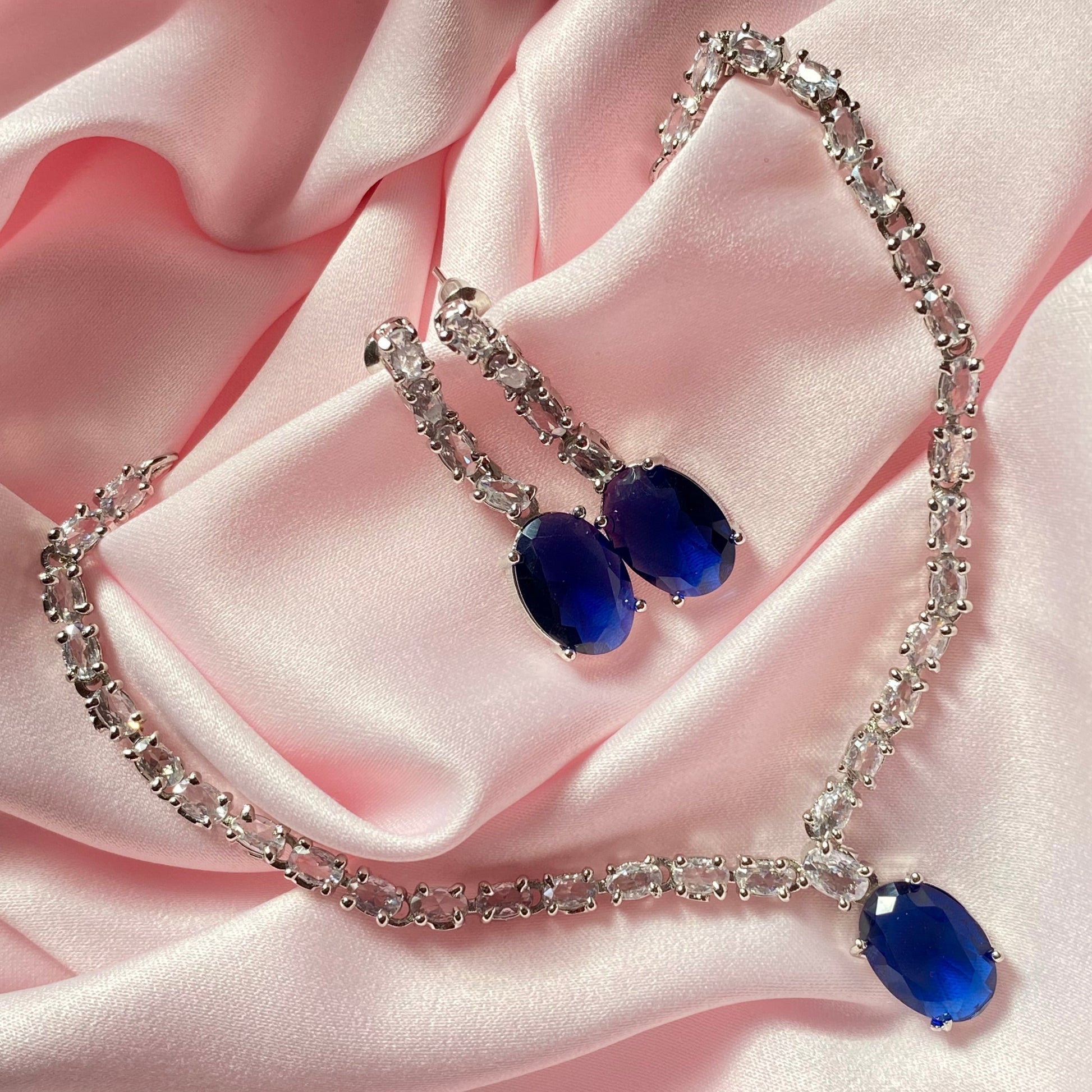rose quartz crystal necklace, Crystal necklace set, party wear jewellery, women party wear, wedding jewellery, mothers day gift, anniversary gift, kitty party fashion, high end fashion, luxury jewels, girls jewellery, fashion party wear, night out jewels, zirconia stone, zirconia jewellery set, premium jewellery