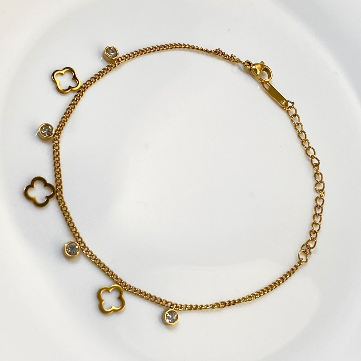 bracelet, simple bracelet, chain bracelet, stone bracelet, minimal bracelet, women bracelet, anti tarnish bracelet