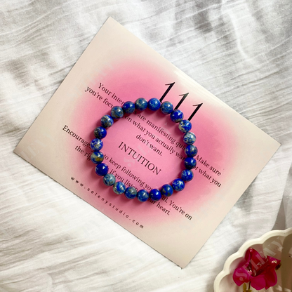 Lapis Lazuli Bracelet | Stone of Wisdom & Intuition