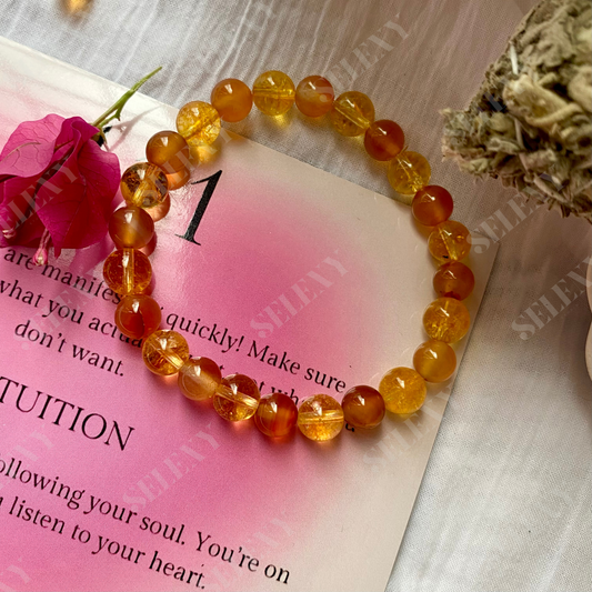 Carnelian Citrine, healing stones, healing crystal bracelets, semi precious stones