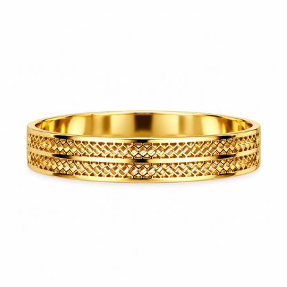 Lace Embrace Bangle Bracelet