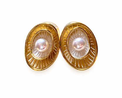 Shell & Pearl Earrings