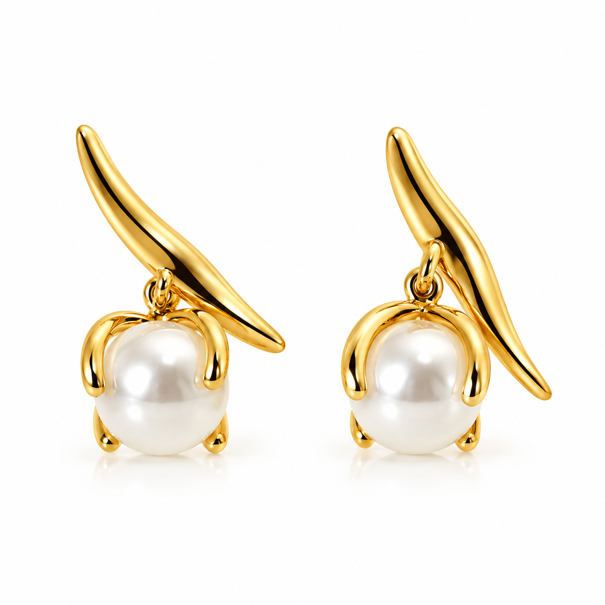 Mermaid's Treasure Pearl Earrings