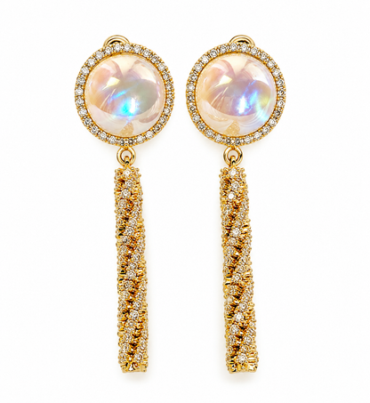 Celeste Glow Drop Earrings