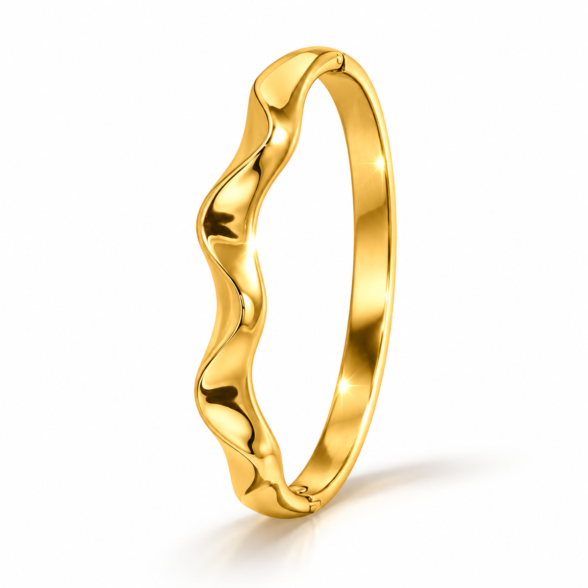 Serene Wave Bangle