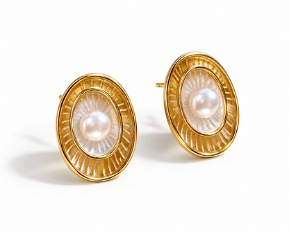 Shell & Pearl Earrings
